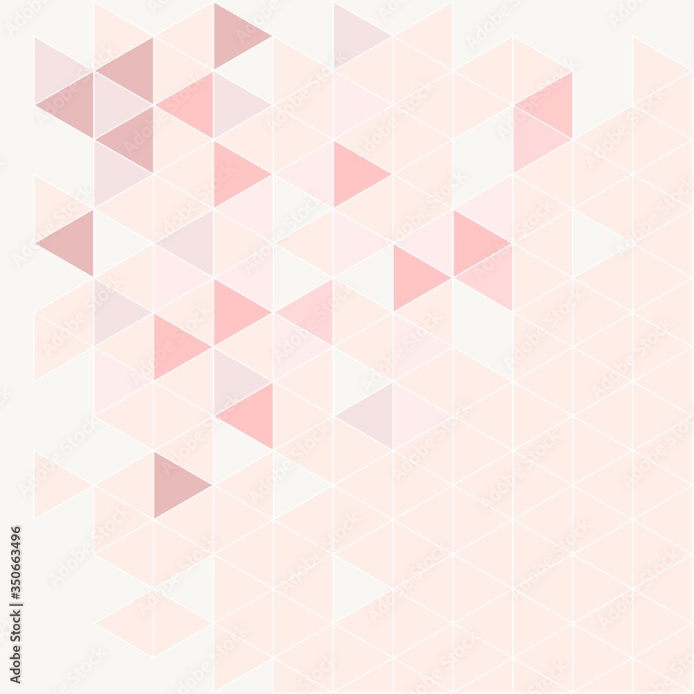 Poster pink, grey and violet triangle modern vector background. geometric mosaic document template. hipster