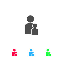 People icon flat