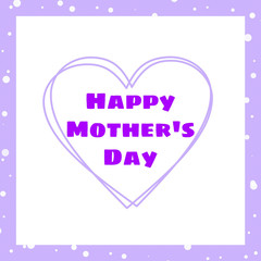 Love you mom written on abstract background with colorful frame, graphic design illustration wallpaper