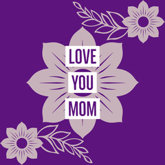 Fototapeta premium happy birthday card with flowers