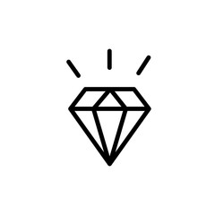 Diamond icon vector design template