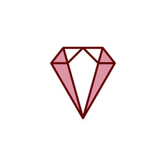 Diamond icon vector design template