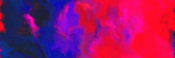 seamless abstract watercolor background with watercolor paint with midnight blue, crimson and dark violet colors. can be used as web banner or background