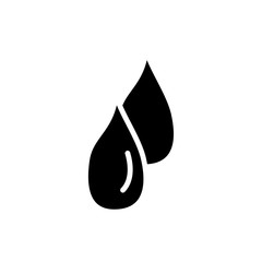 water drop icon vector design template