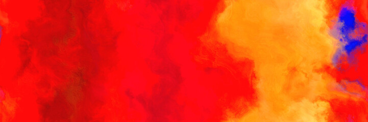 seamless pattern abstract watercolor background with watercolor paint with red, vivid orange and medium blue colors. can be used as web banner or background