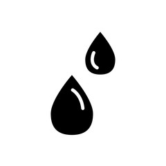 water drop icon vector design template