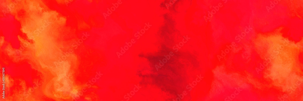Poster seamless abstract watercolor background with watercolor paint with red, tomato and orange red colors