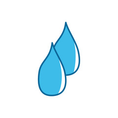 water drop icon vector design template