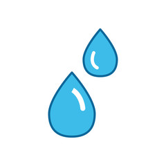 water drop icon vector design template