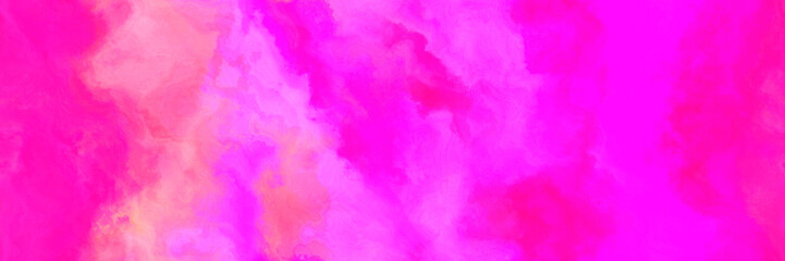 Obraz na płótnie Canvas repeating abstract watercolor background with watercolor paint with pastel magenta, magenta and neon fuchsia colors. can be used as background texture or graphic element