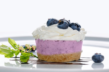 Blueberry yogurt cake