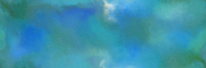 seamless pattern abstract watercolor background with watercolor paint with steel blue, corn flower blue and sea green colors. can be used as web banner or background