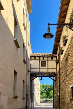 Pamplona. España. Calle Redin. Meson Caballo Blanco