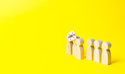 Protesting people calling to stop quarantine prohibitory measures. Growing discontent and financial difficulties for vulnerable populations. Economic crisis. Relaxation of restrictive measures taken.