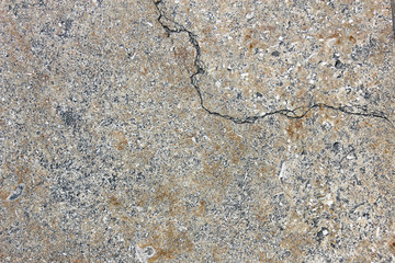 Old stone wall. Large grunge textures and backgrounds. Top view. Copy space.