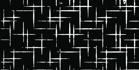 Rough texture. Worn down wallpaper pattern design. Broken plaster grunge damask effect. Distressed overlay texture design. Vector illustration. Eps10.