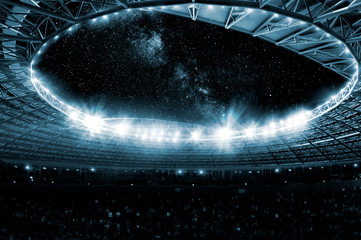 Image of a 3D arena. The concept of sports.
