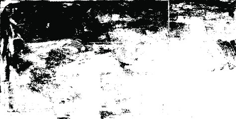 Rough black and white texture vector. Distressed overlay texture. Grunge background. Abstract textured effect. Vector Illustration. Black isolated on white background. EPS10.