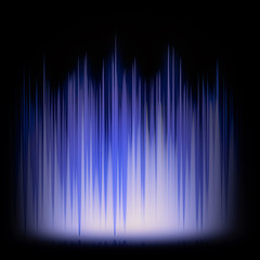 Abstract vertical light trails in the dark background