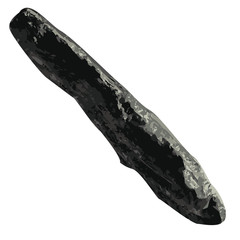 Fototapeta premium oumuamua asteroid icon illustration