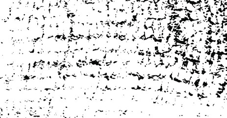 Rough black and white texture vector. Distressed overlay texture. Grunge background. Abstract textured effect. Vector Illustration. Black isolated on white background. EPS10.