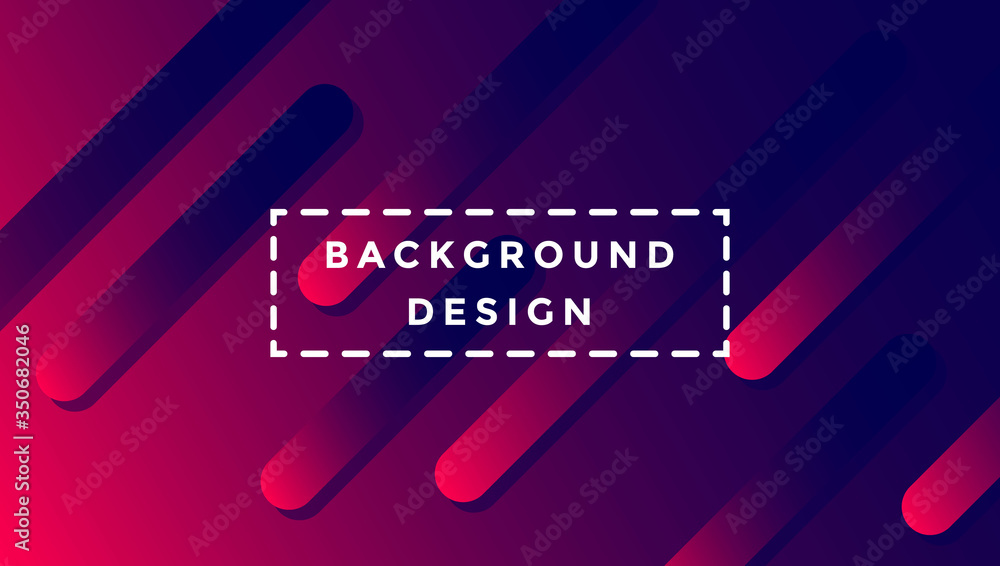 Aufkleber abstract geometric background with liquid shapes. color gradient background design. cool background 