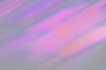Blurred text background with pastel colors and soft light. Gray, pink, purple, muted. Modern trend. Copy space. Diagonal line. grey, disco, text