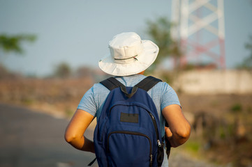 Man on the side of the road