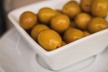 photos of some olives in a bar in Galicia, Sapin.