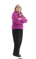 Mature woman smiling at the camera