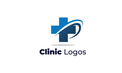 Fototapeta premium clinic logos can also for clinic logos, medical logo, eye specialist clinic, health care, dental clinic, beauty clinic, drugstore, pharmacy, Nutritionists, Nurses, midwife designed with a modern