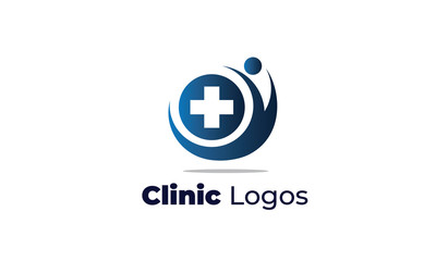 clinic logos can also for clinic logos, medical logo, eye specialist clinic, health care, dental clinic, beauty clinic, drugstore, pharmacy, Nutritionists, Nurses, midwife 
designed with a modern