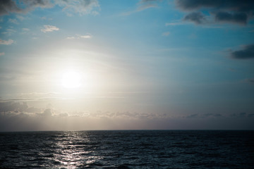 Fototapeta premium sunset over sea in México puerto Vallarta 