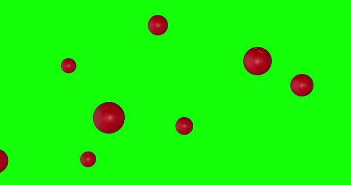 Emoji emoticon angry face falling green screen chroma key  animation 3d