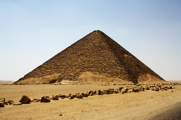 Red pyramid of Dahchour - Egypt