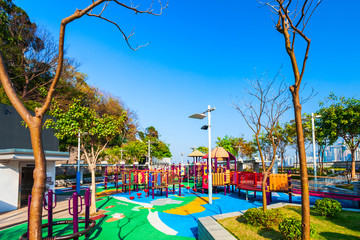 Public children playground in Hong Kong
