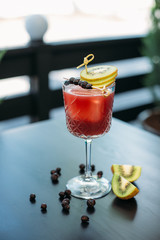 Cocktail at the bar