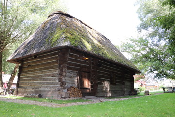 Staropolska chata, wieś © Monika