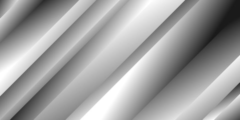 Modern abstract background with diagonal stripes. With gradations of bright white and grey with digital themes and technology.