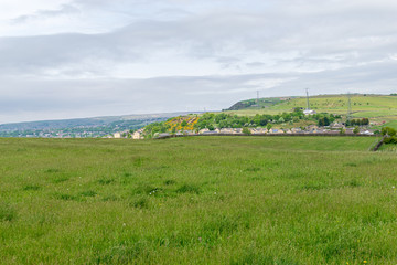 Fields in Halifax, West Yorkshire