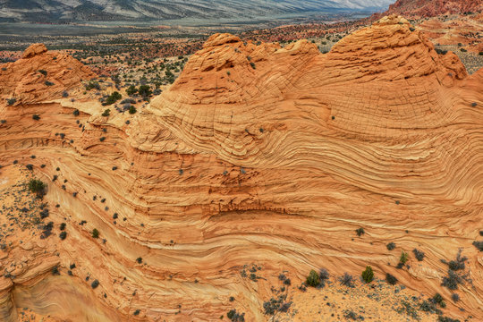 Strange Rock Formations in Wah Weap Arizona Desert