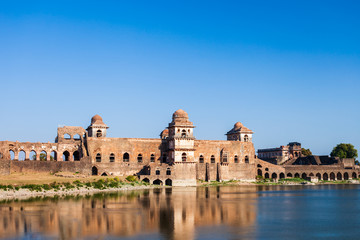 Jahaz Mahal Ship Palace ruins, Mandu