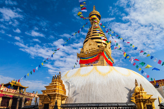 Swayambhunath Temple in Kathmandu, Nepal