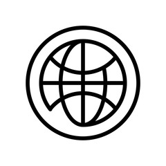 sphere browser line style icon