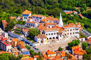 Sintra National Palace in Sintra, Portugal