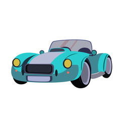 Vector stock car illustration. Passenger car made in cartoon style. Image of baby car