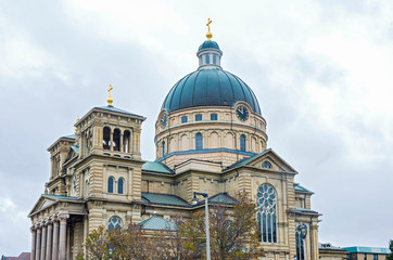 Historic renaissance style basilica in milwaukee