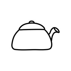kettle icon, line style