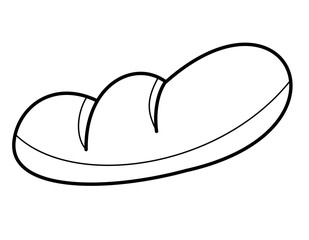 コッペパン模様(線画)