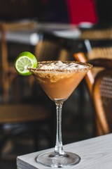 cocktail on the table